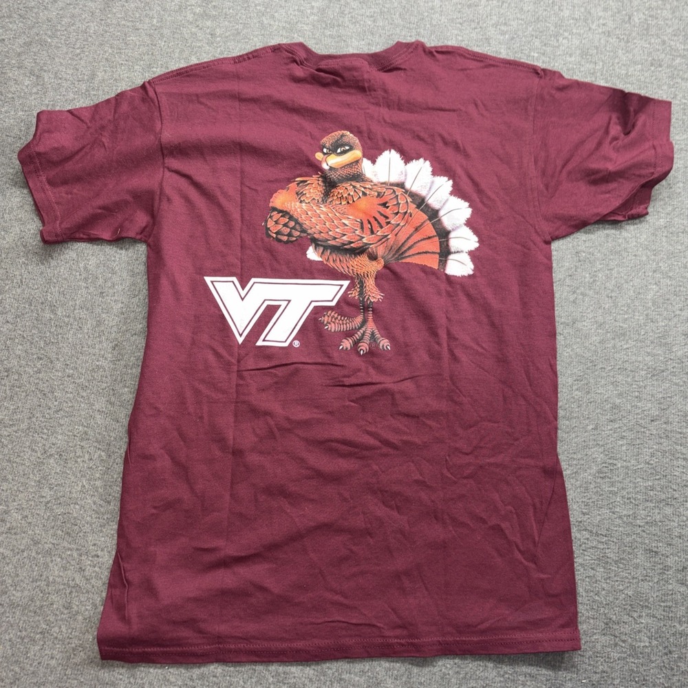 Virginia Tech Hokies Vt Short Sleeve Shirt Medium